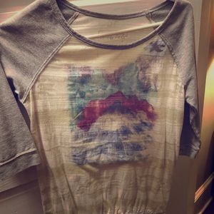 Free people 3/4 length shirt super soft